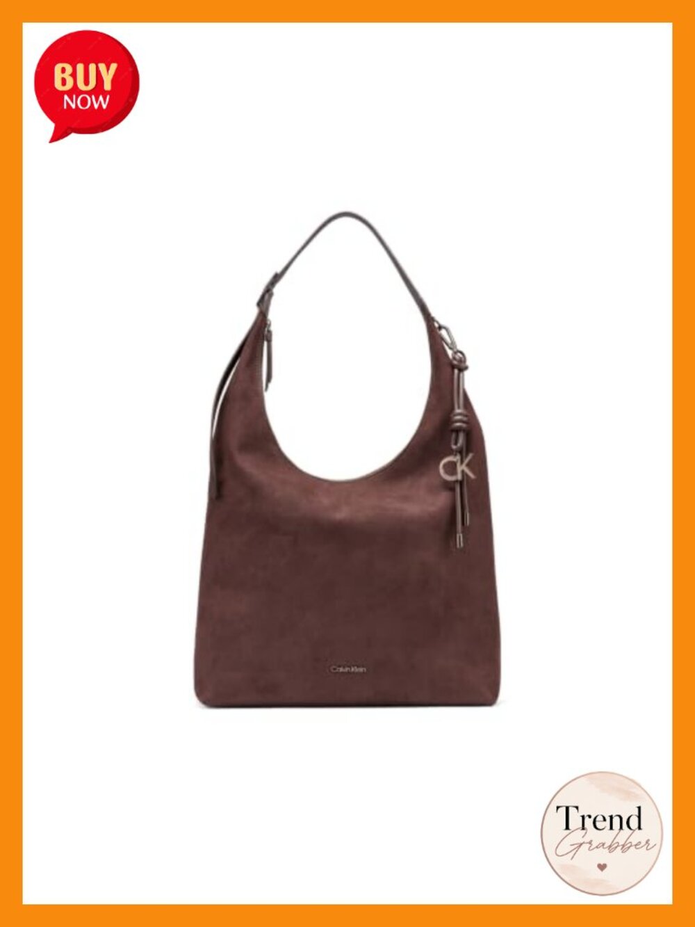 Faux Suede Large Hobo Shoulder Bag Adjustable Strap